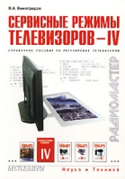 Сервисные режимы телевизоров - IV Справочное пособие по регулировке телевизоров артикул 6368c.